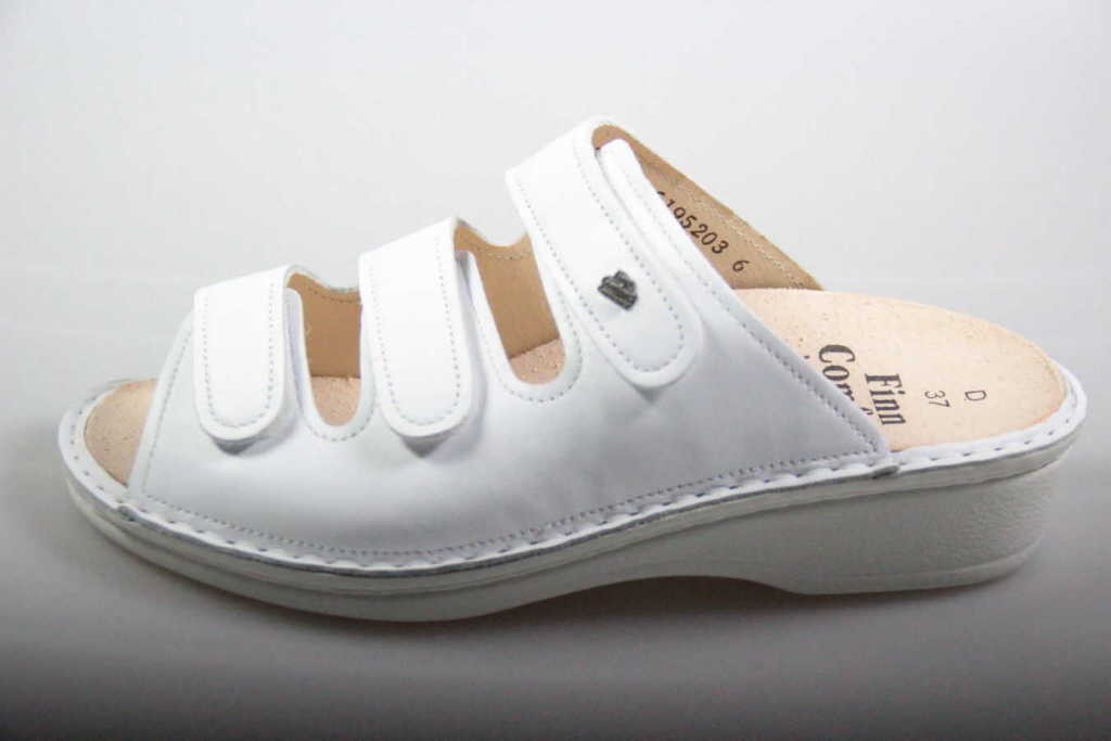 FINN COMFORT Pantoletten weiss FinnPisa