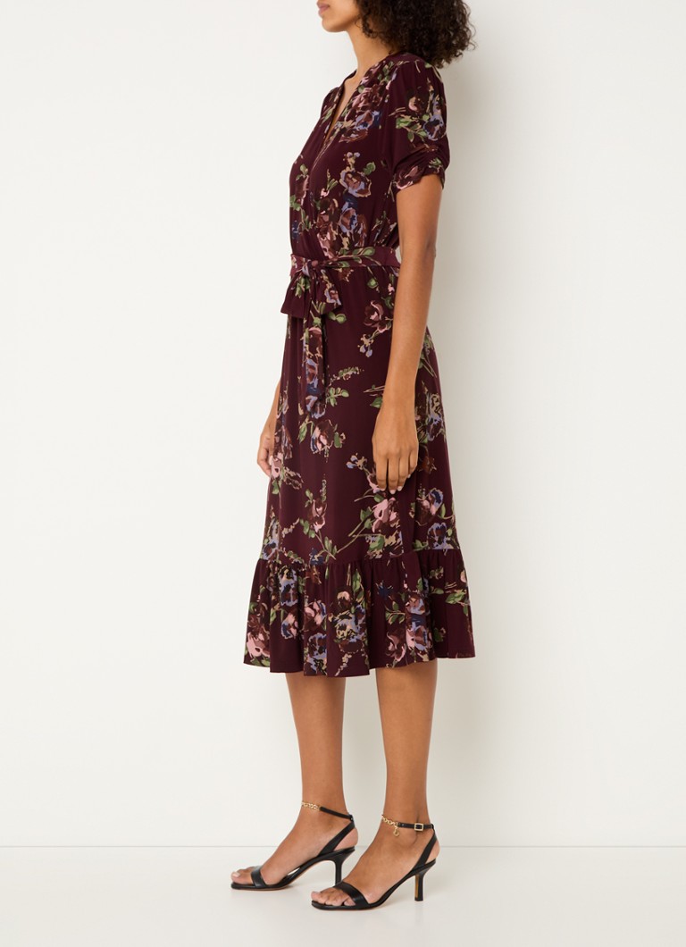 Ralph Lauren midi haljina na preklop s cvjetnim printom