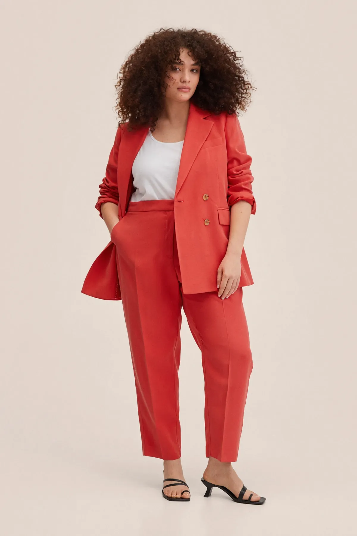 MANGO  27065749 Frau / Mädchen Erdbeere