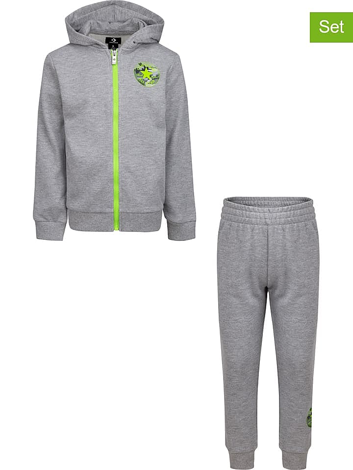 Converse 2tlg. Outfit in Grau günstig kaufen 110/116