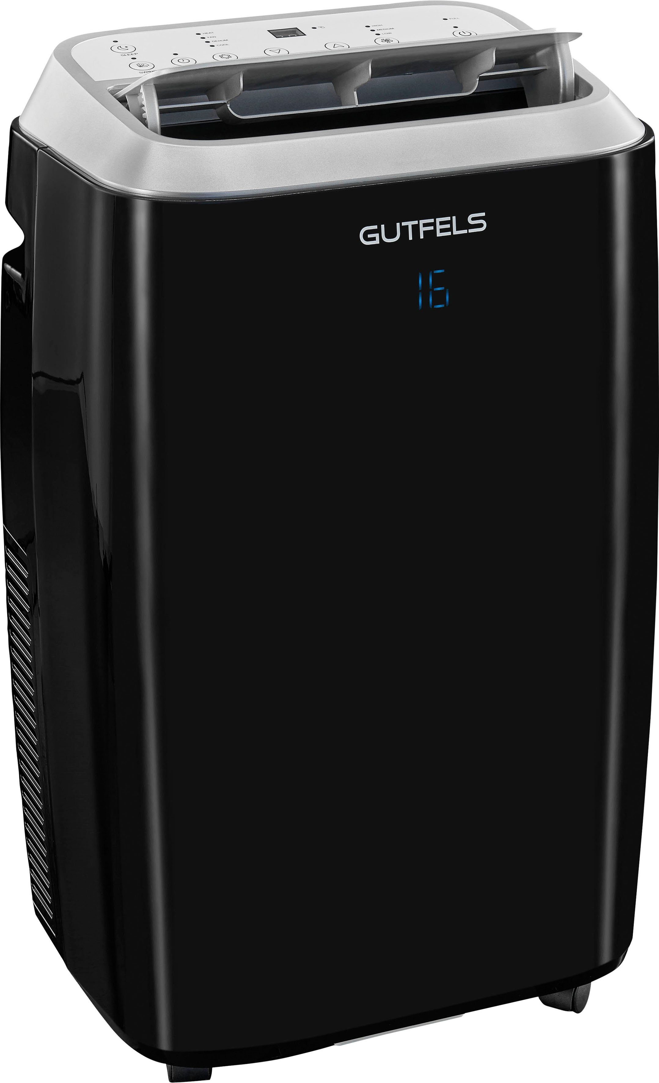 Gutfels 4-in-1-Klimagerät CM 81458 sw, Luftkühlung - Entfeuchtung - Heizen, geeignet für 45 m² Räume
