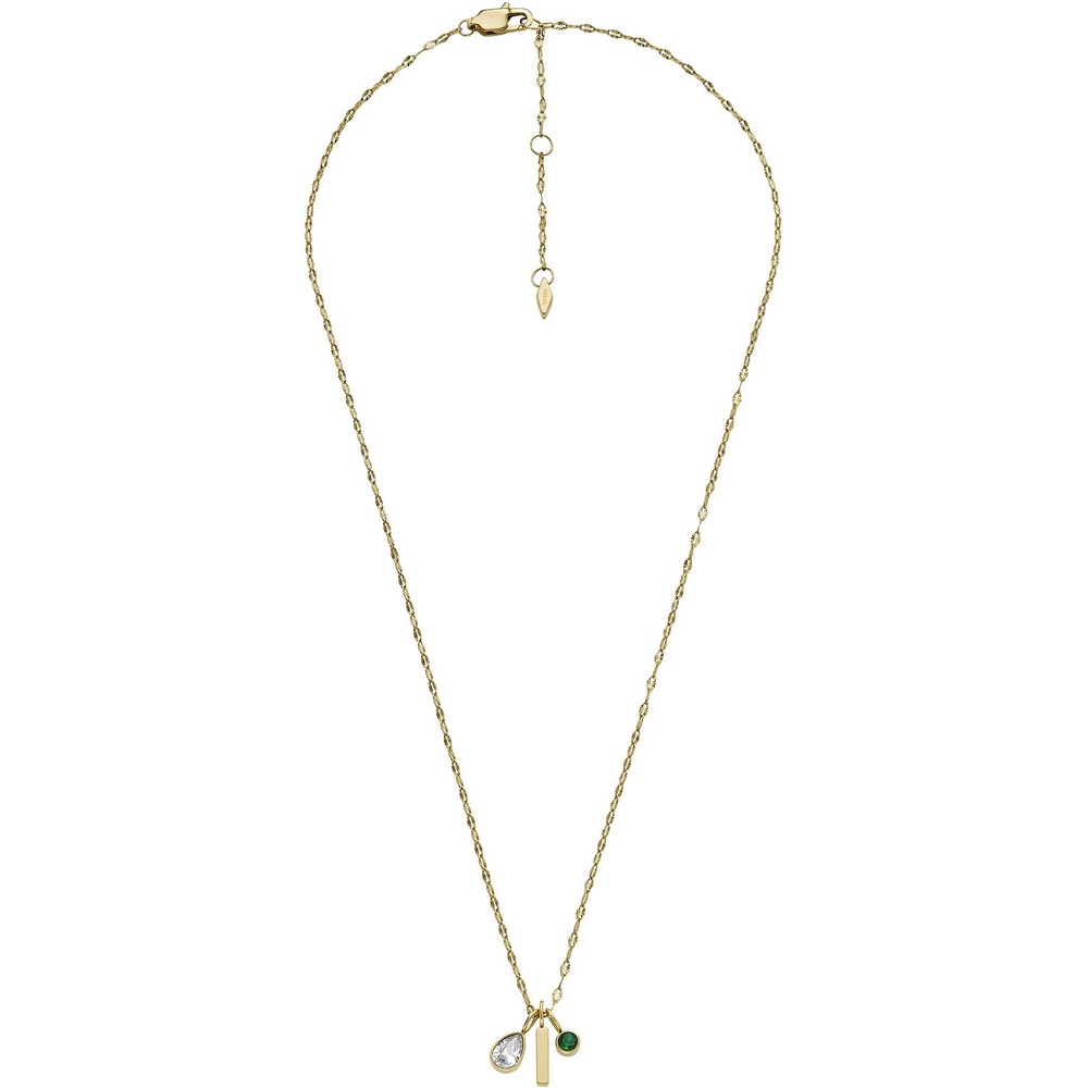 Fossil Chaînette Acier inoxydable collier