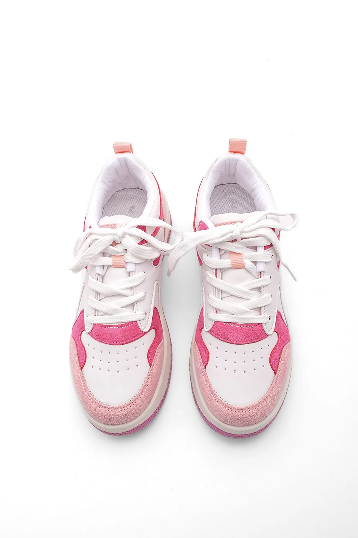 Marjin  Sneaker - Rosa - Flacher Absatz
