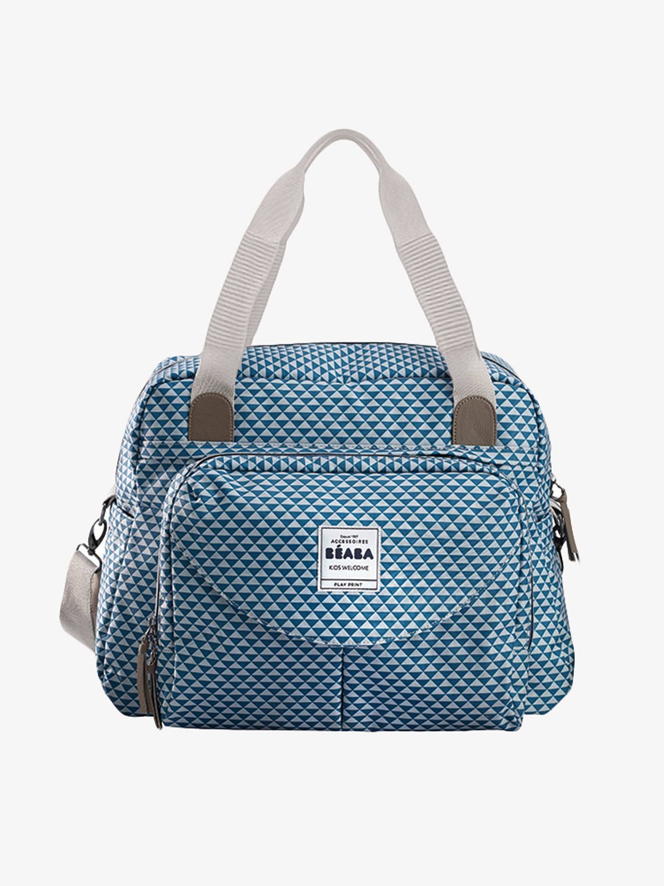 Sac à langer Genève II BEABA bleu imprimé