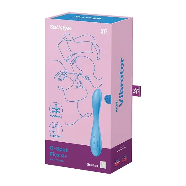 Satisfyer G-Spot Flex 4+ Blå Intimmassageapparat