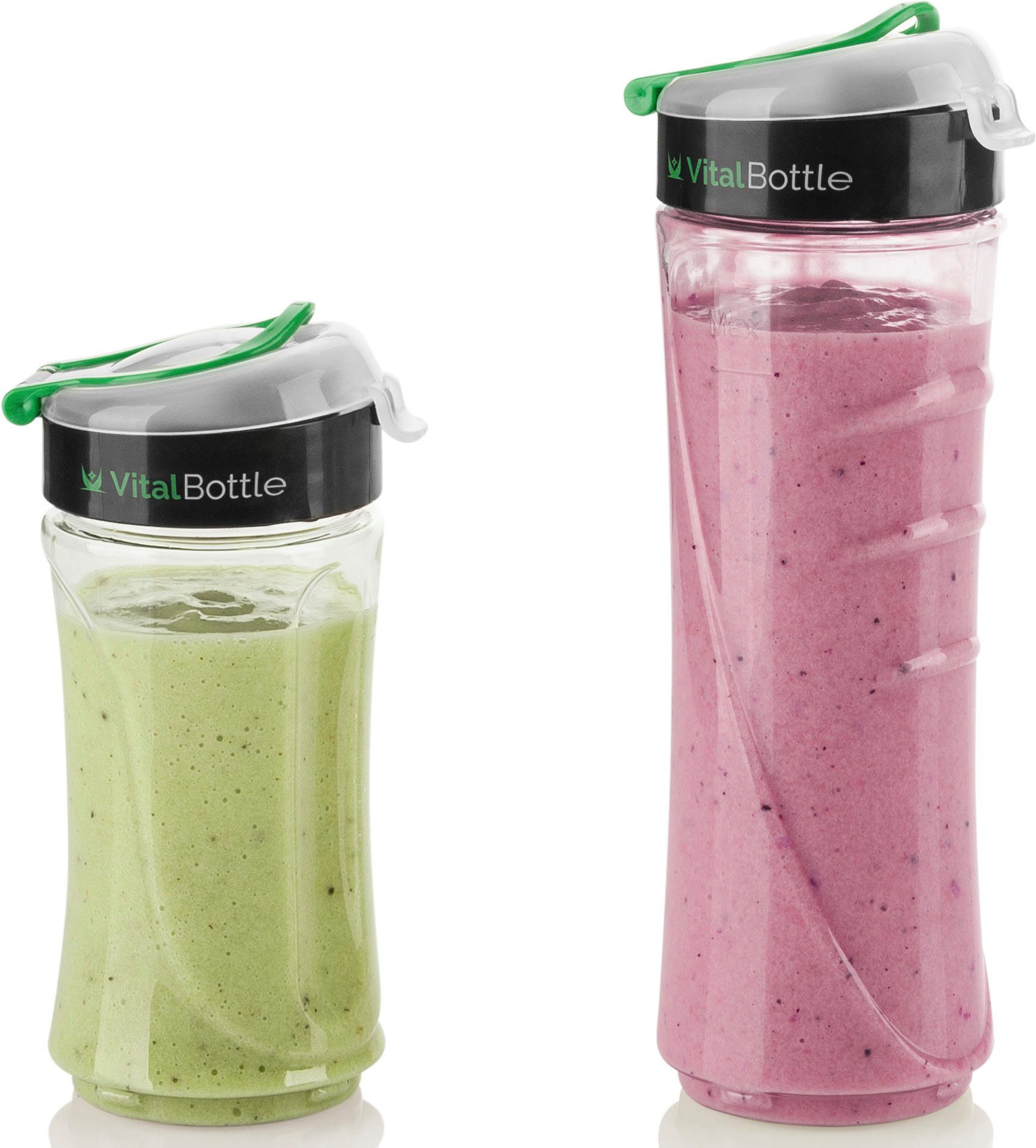 eta Smoothie-Maker ACTIVMIX ETA110390000, 350 W, Puls-Schalter, 19000 U/min., 2 Sportflaschen, Slim-Format, Mix-Messer