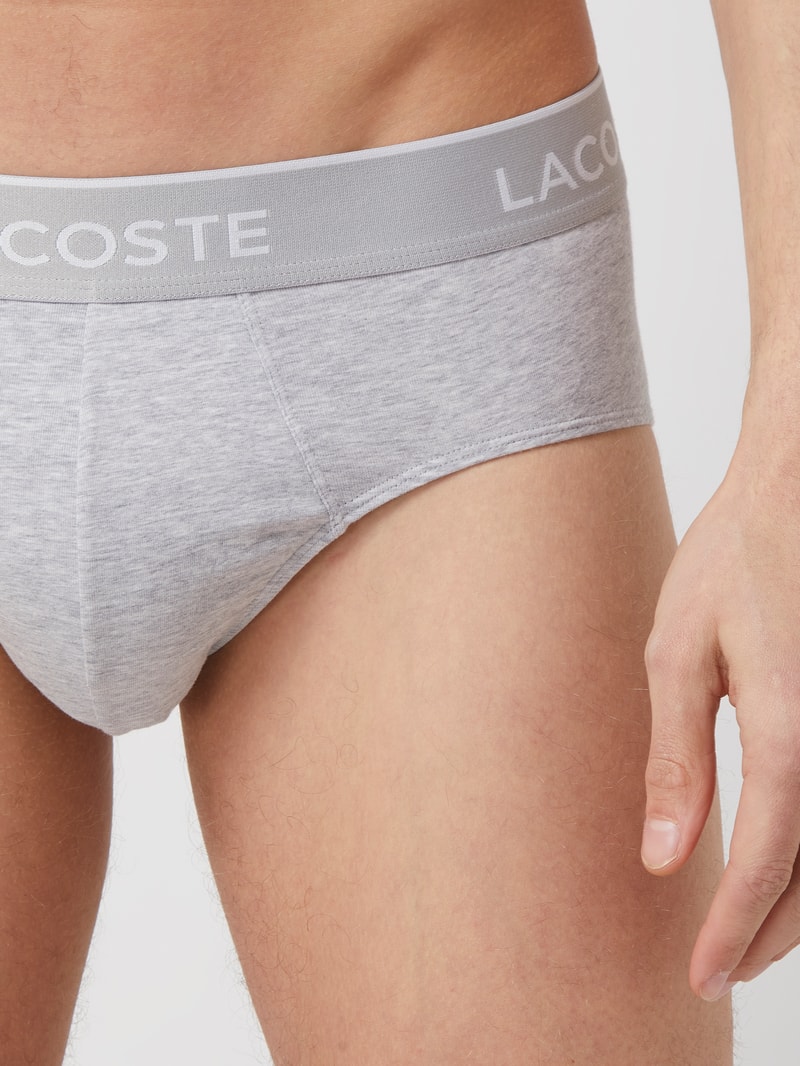 Slip mit Stretch-Anteil im 3er-Pack in weiß