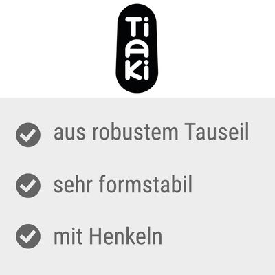 TIAKI Spielzeug-Aufbewahrungskorb