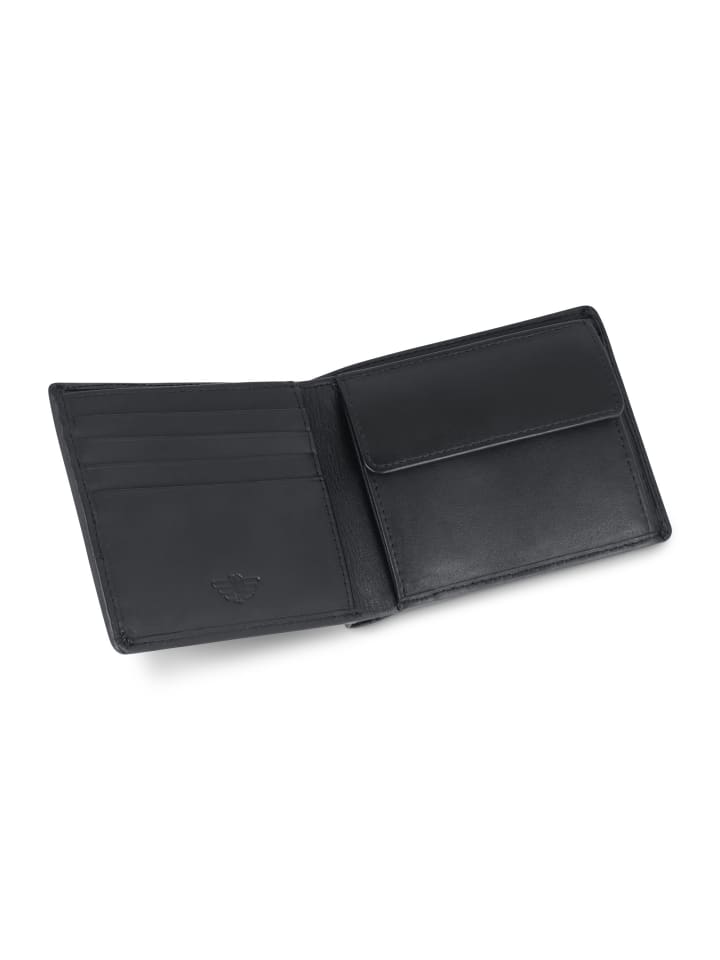 Police Geldbörse Leder 11 cm in black günstig kaufen onesize