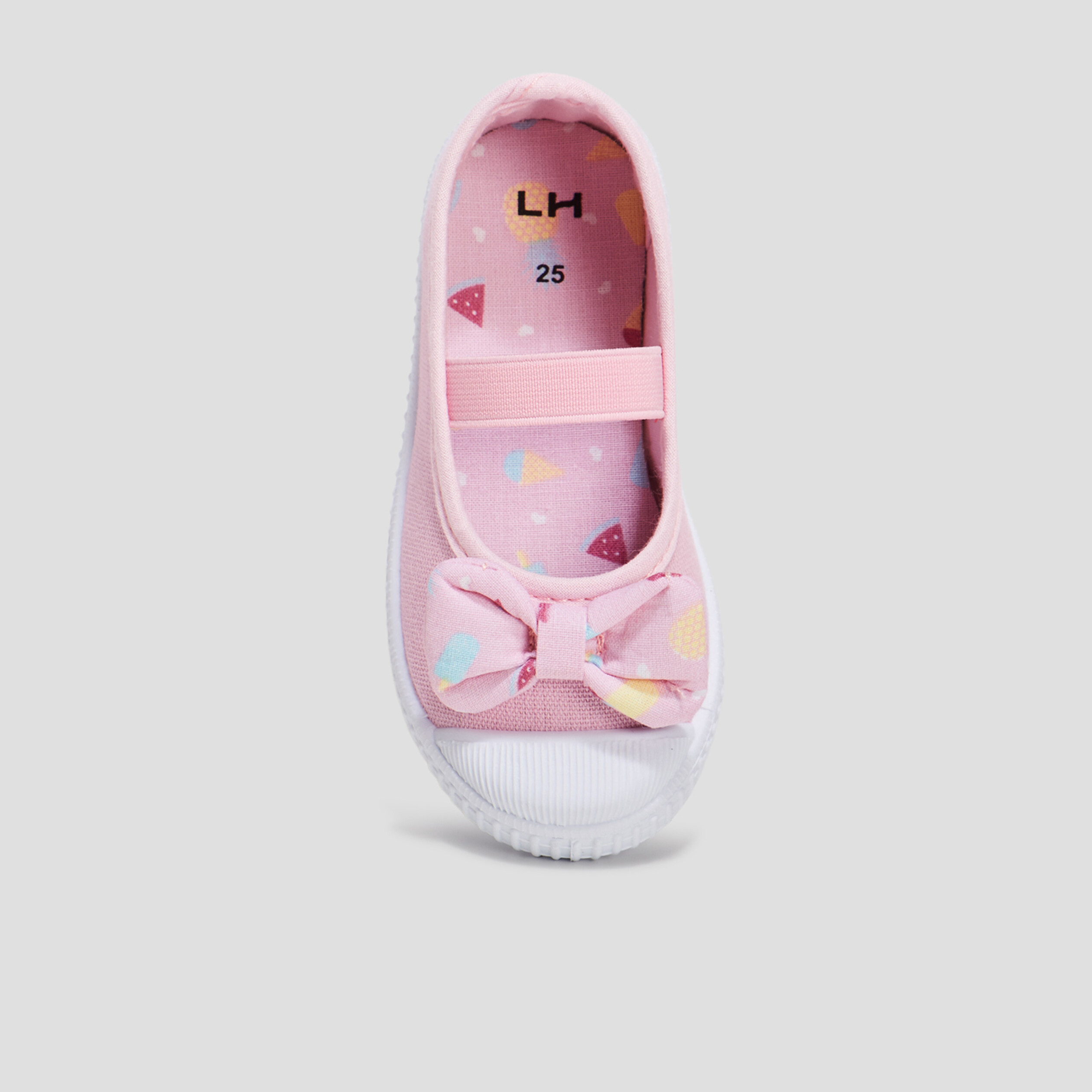 Babies en toile avec noeuds rose fille | La Halle