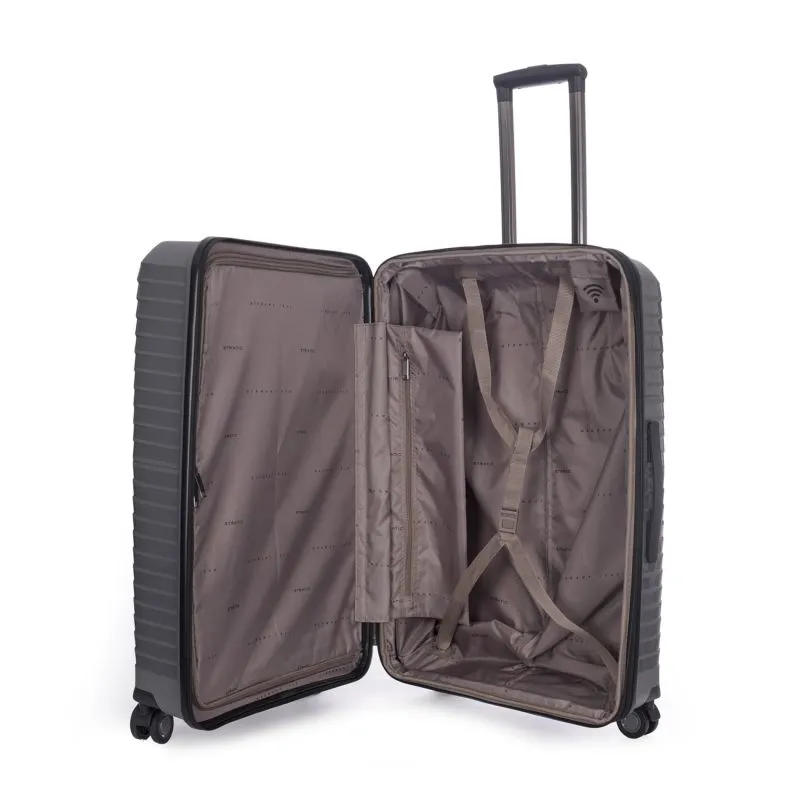 Stratic Bright + Koffer L (erweiterbar) - Grey