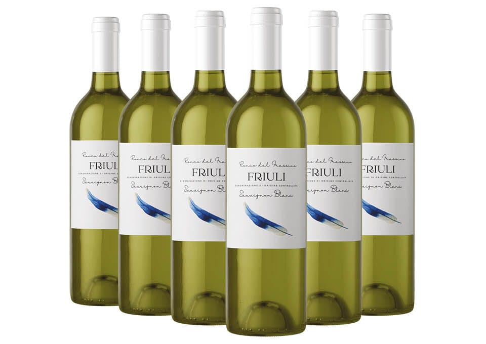 Friuli DOC Sauvignon 2022 Ronco del Frassino 6 bouteilles de 0,75 ℓ