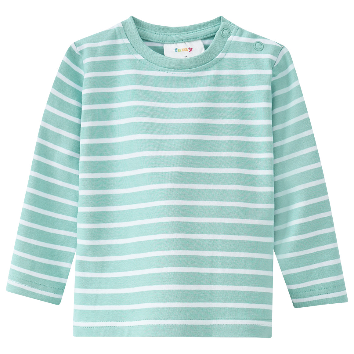 2 Baby Langarmshirts im Basic-Style