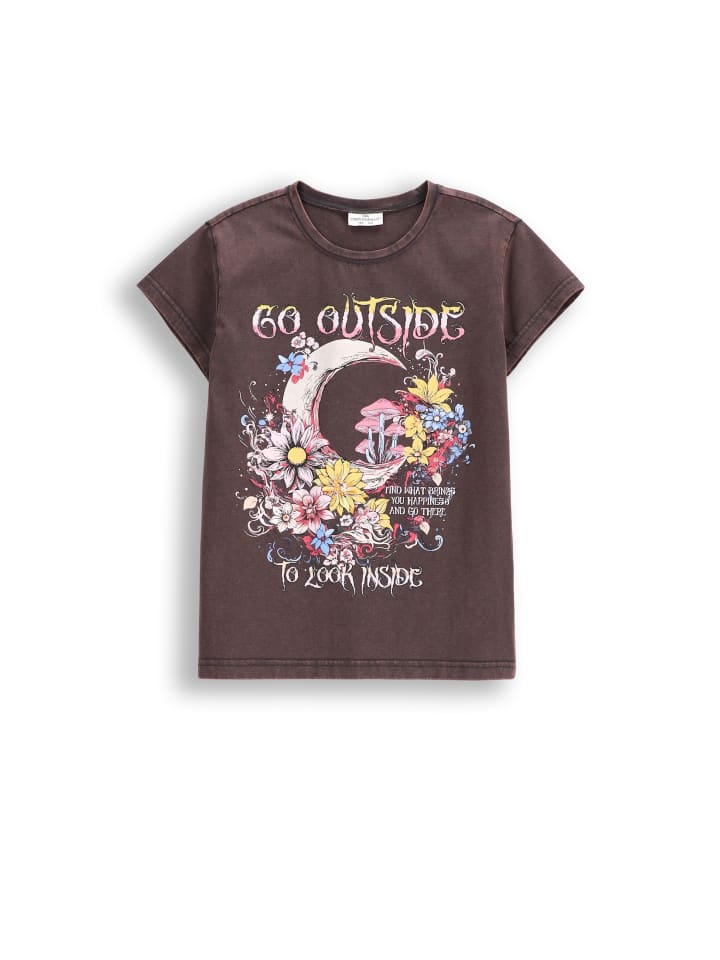 Coccodrillo T-Shirt mit kurzen Ärmeln in grau günstig kaufen