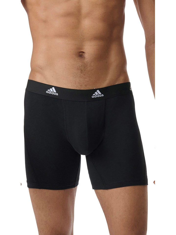 adidas 3er-Set: Boxershorts in Schwarz/ Blau günstig kaufen