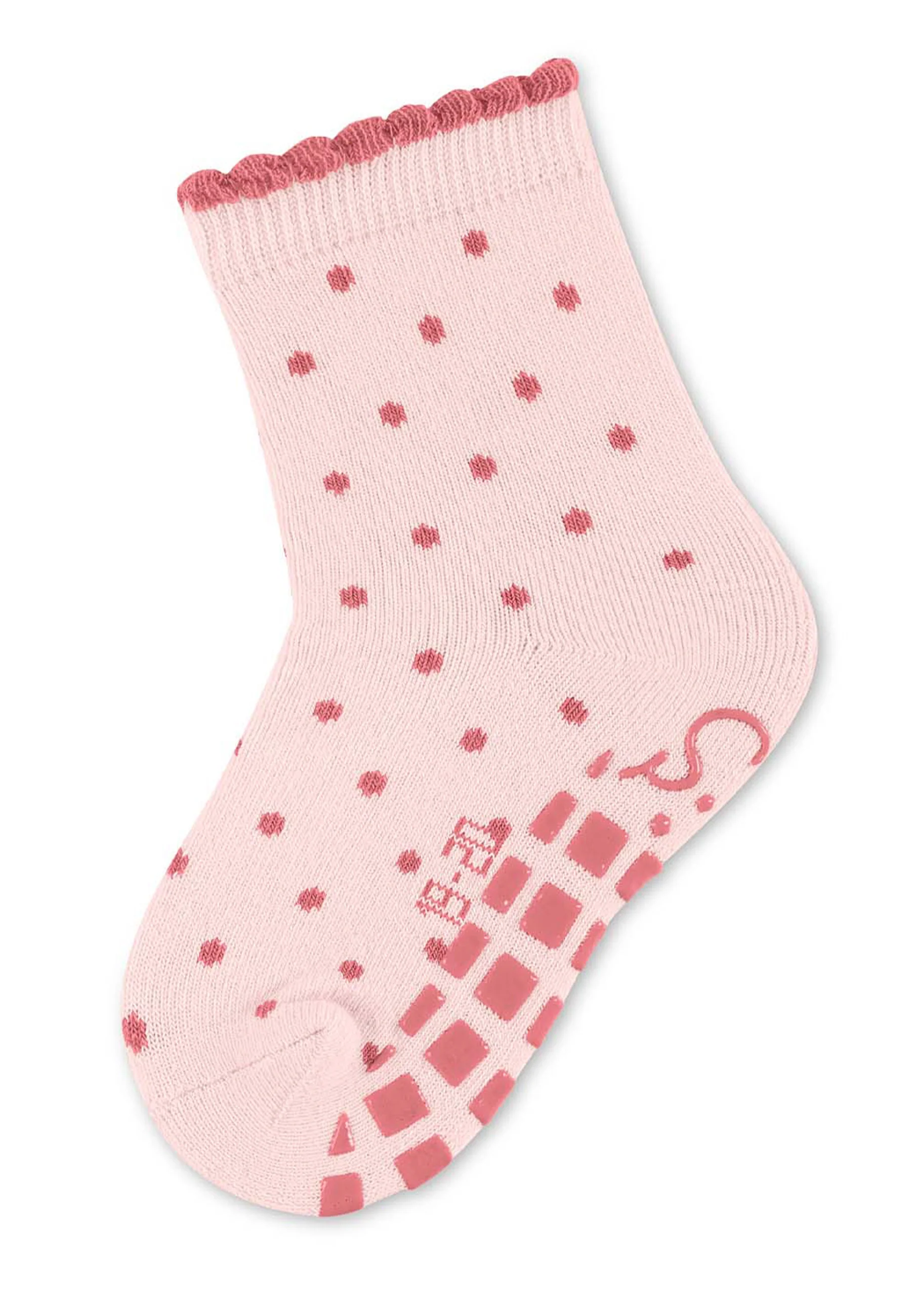 GOTS ABS-Socken 2er-Pack Esel Emmi Girl rosa