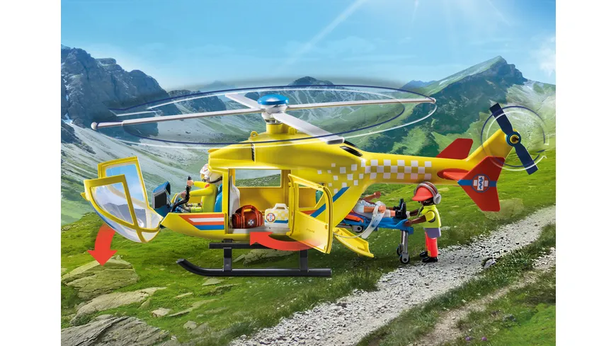 PLAYMOBIL 71203 - City Life - Rettungshelikopter