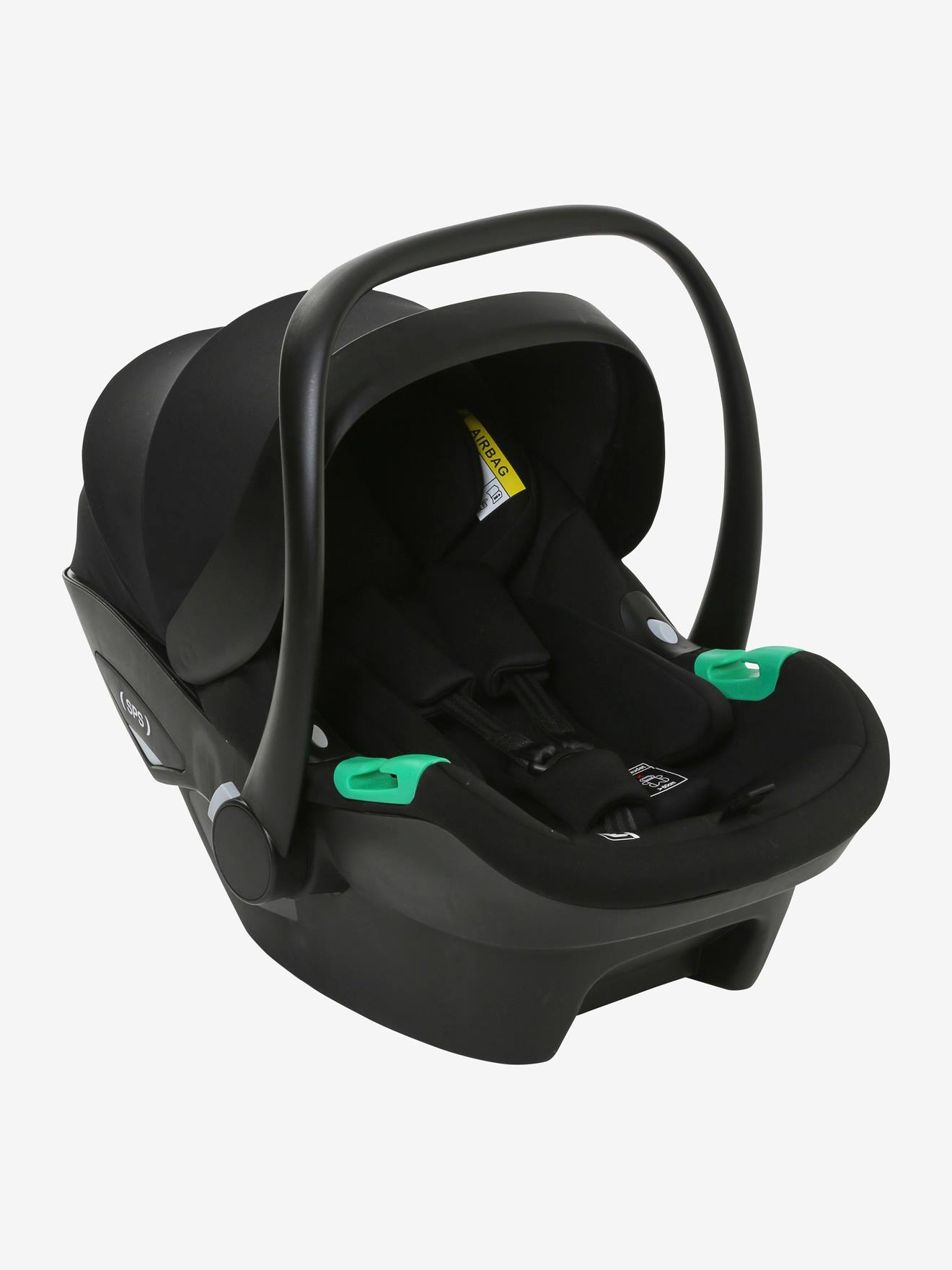 Vertbaudet Kombi-Kinderwagen LIBRA mit Babyschale - grau glanzeffekt