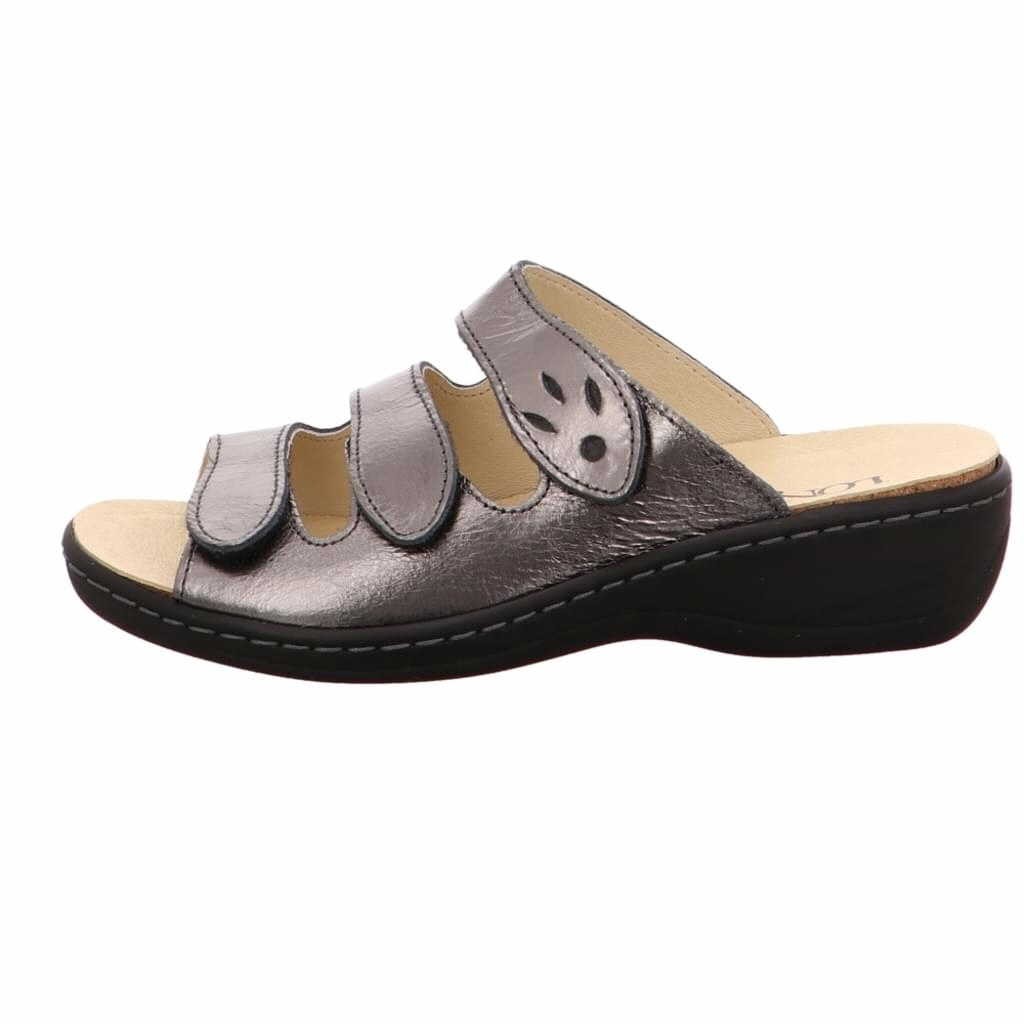 LONGO Komfort Sandalen braun Pantoletten