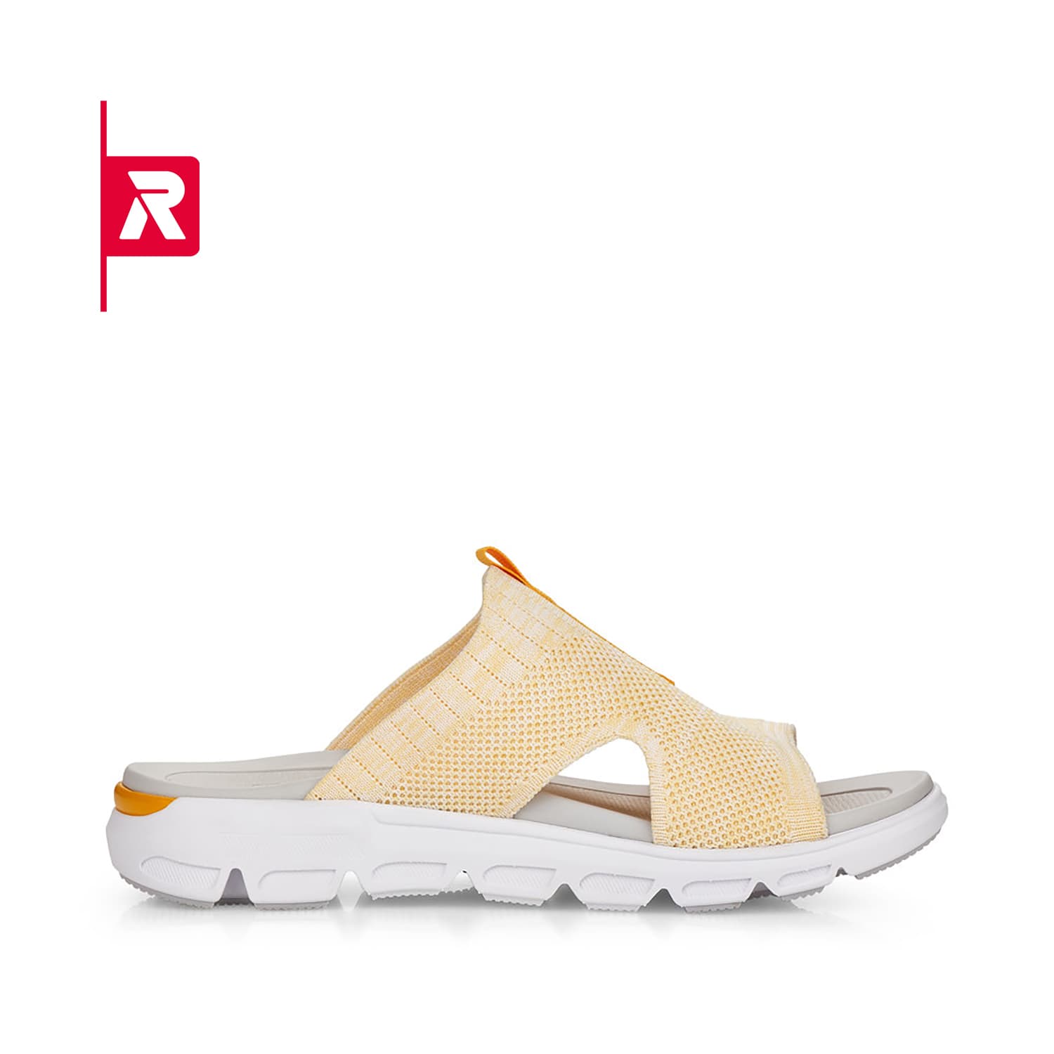 Rieker Damen Pantoletten pastel yellow