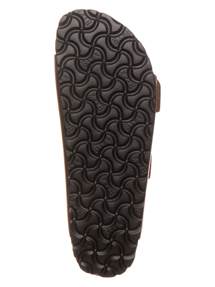 Birkenstock Leder-Pantoletten 