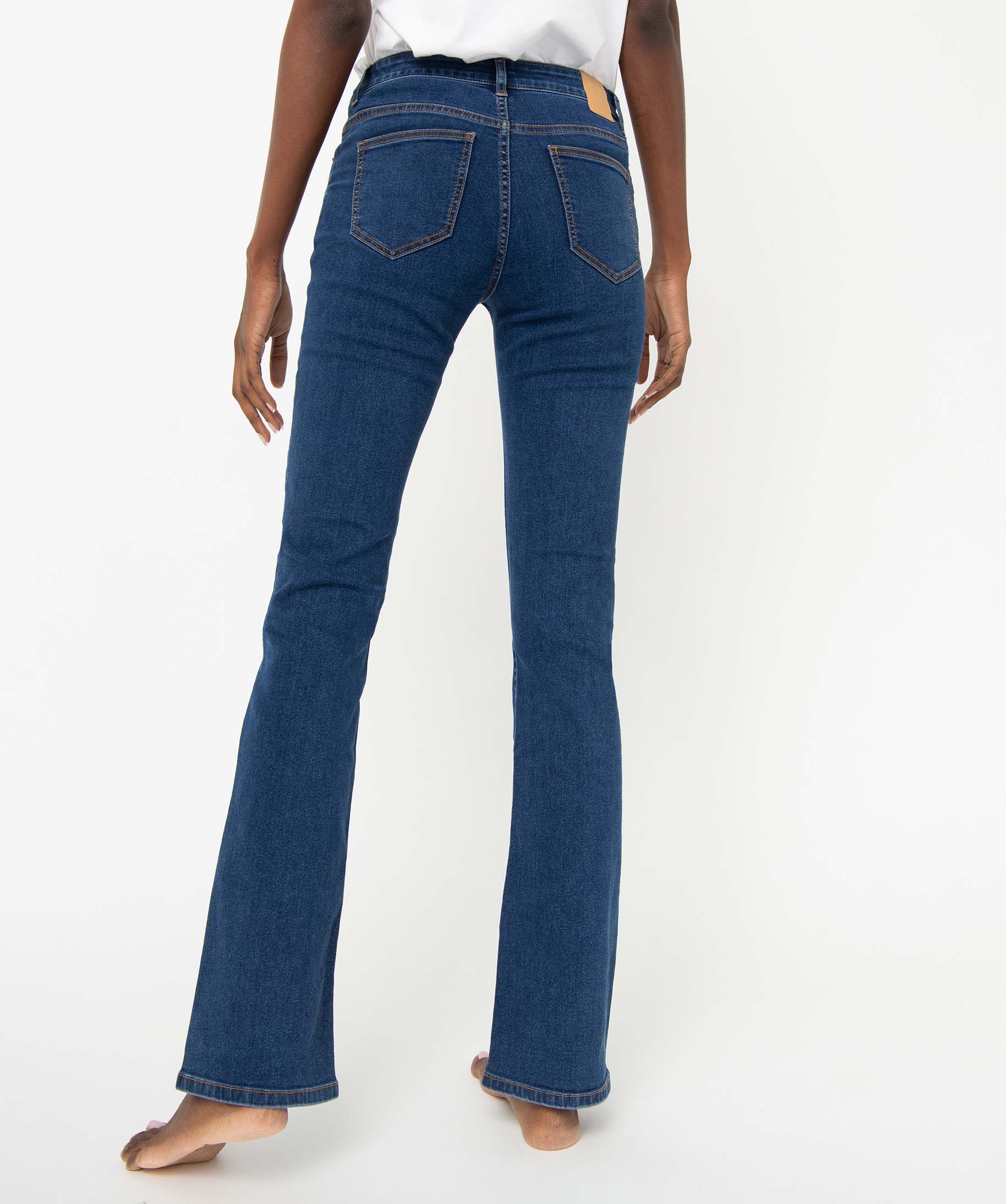 Jean femme coupe Bootcut taille normale - L30 brut | GEMO