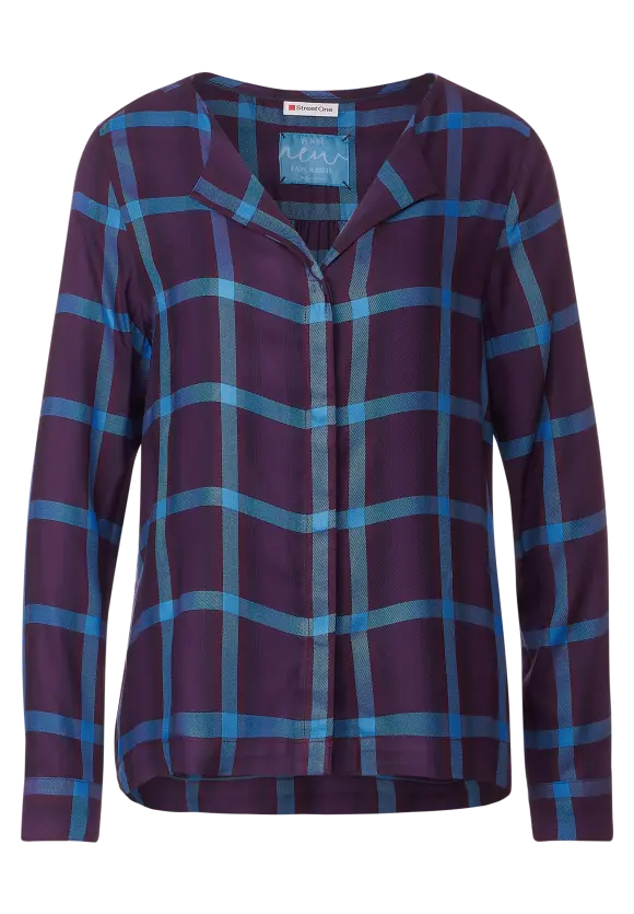 Street One Bluse mit Karomuster