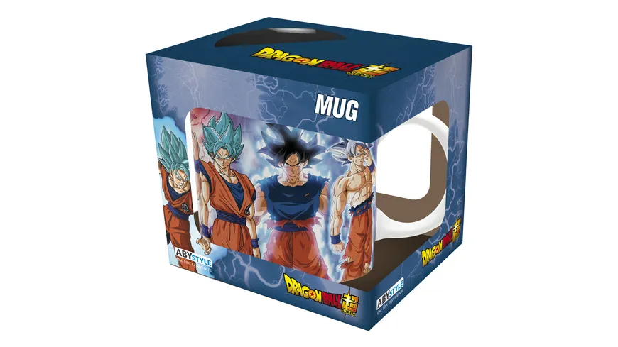DRAGON BALL SUPER  Goku transformations Tasse 320 ml
