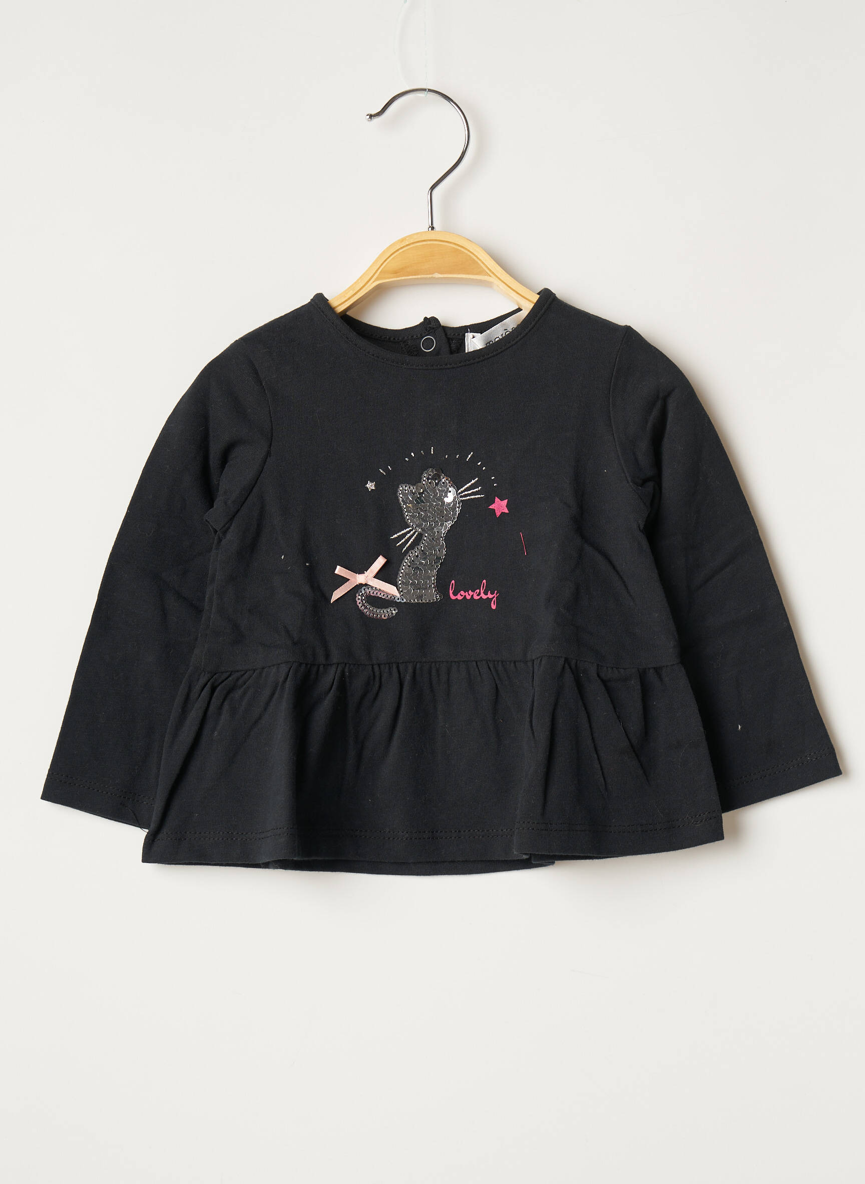 Marese Blouses Fille couleur noir
