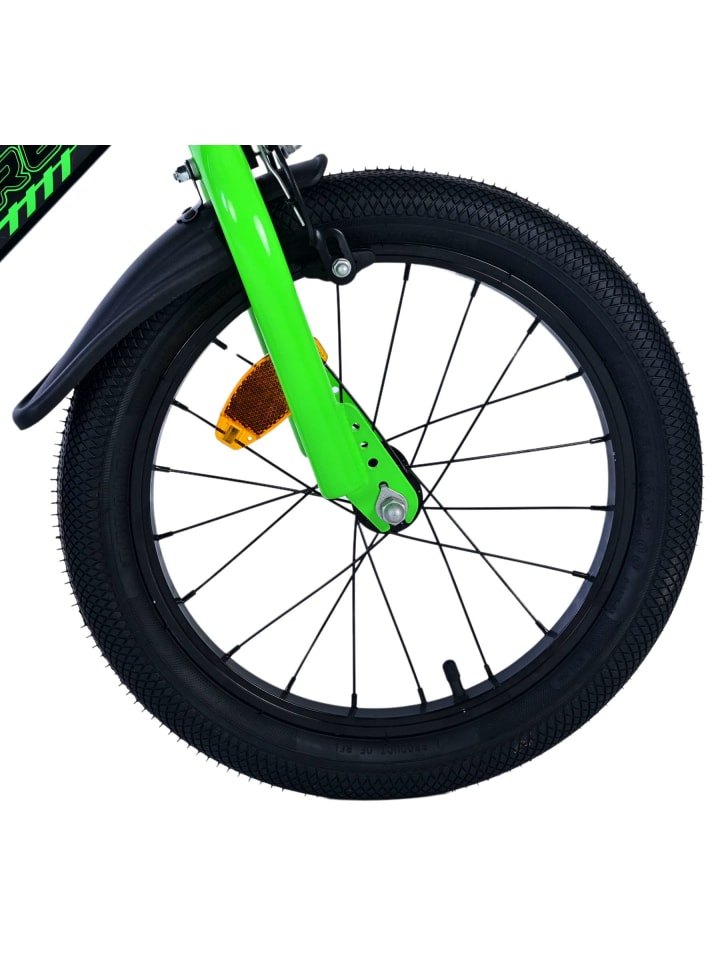 Volare Kinderfahrrad Sportivo für Jungen 16 Zoll Kinderrad Neon Grün Schwarz 4 Jahre günstig kaufen onesize