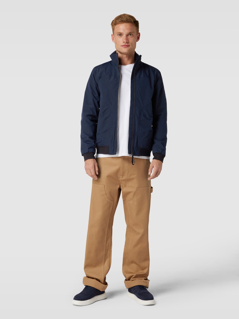 Jacke mit elastischen Abschlüssen Modell 'ALIVN' in marineblau