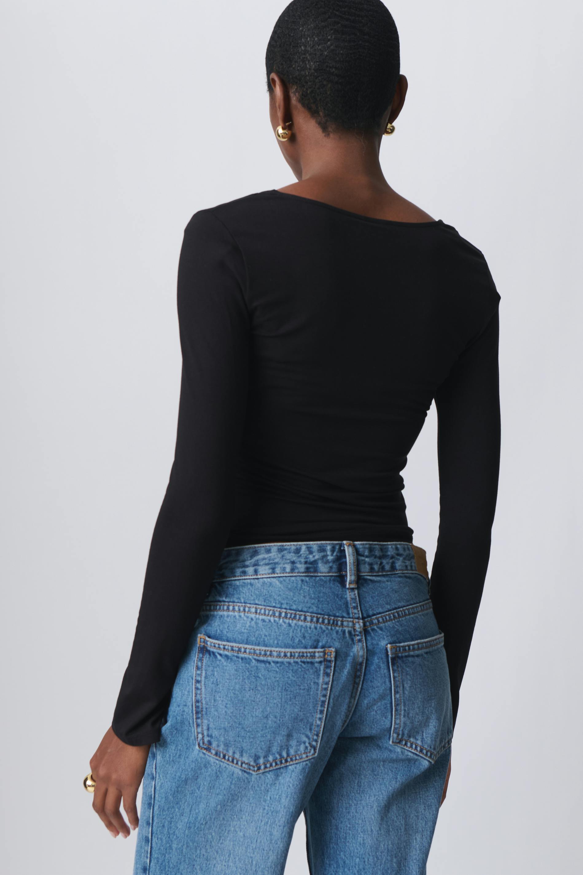 Soft touch jersey top