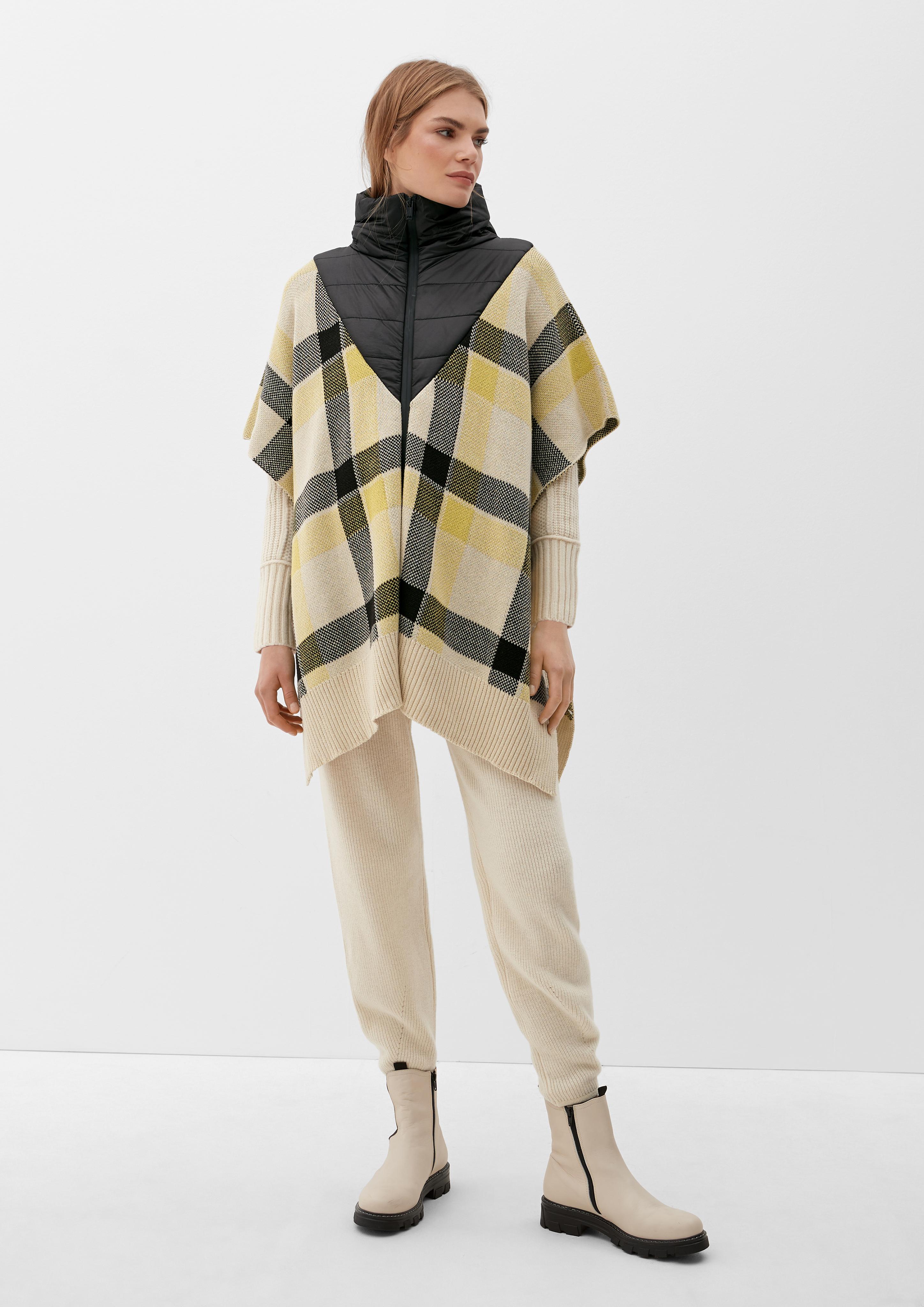 Poncho im Fabricmix  2121064-81N4