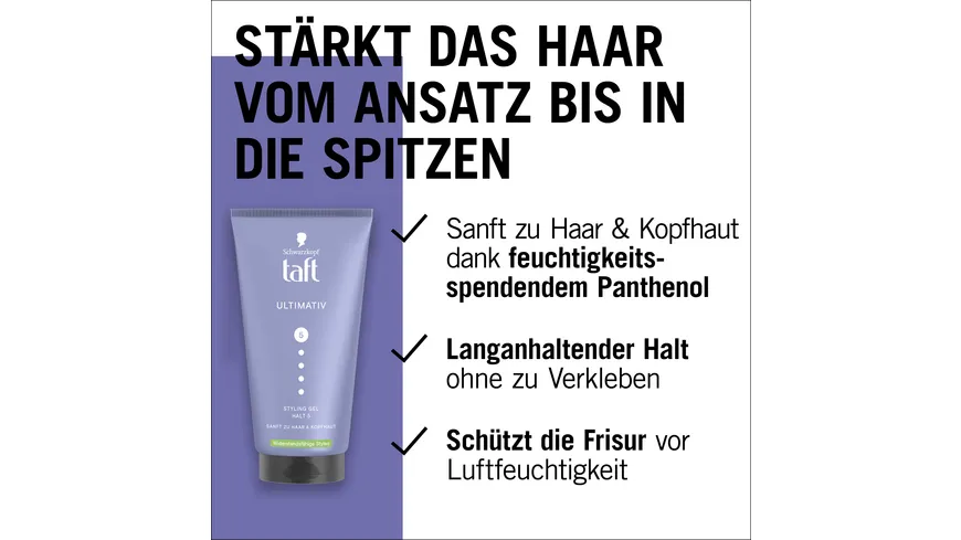 TAFT Styling Gel Ultimativ 150 ml