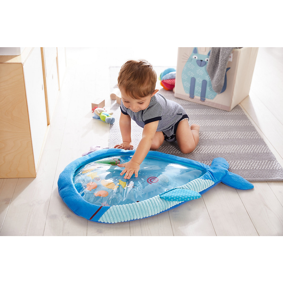 HABA 305557 Wasser-Spielmatte Großer Wal