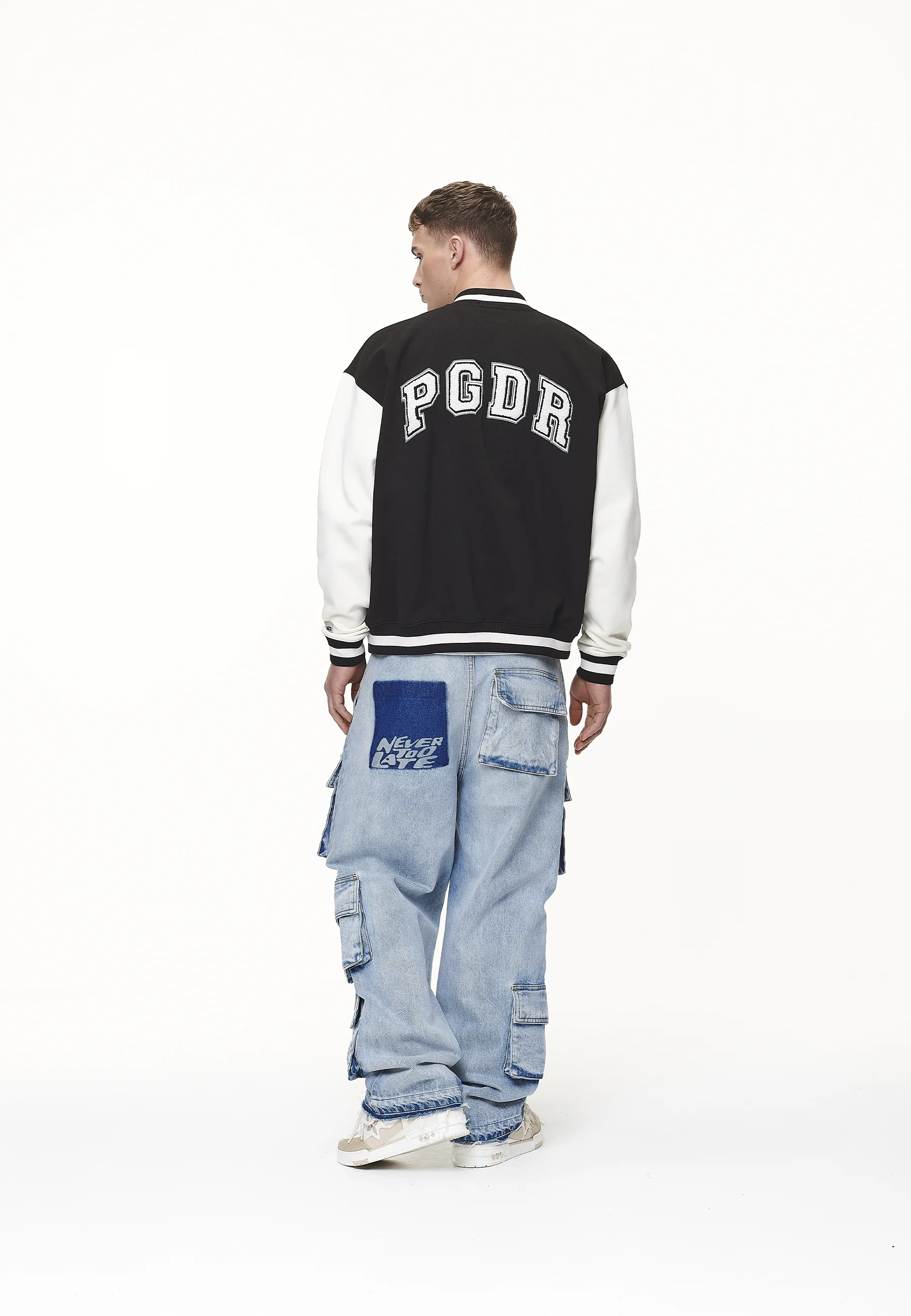 Pegador LINDON VARSITY JACKET - Sudadera con cremallera