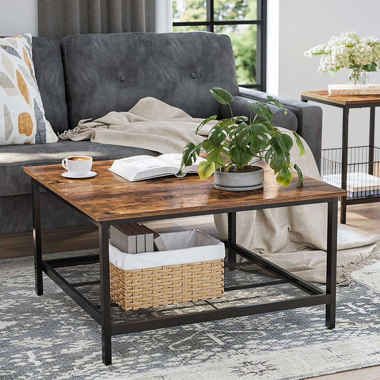 Vasagle Couchtisch,für Wohnzimmer