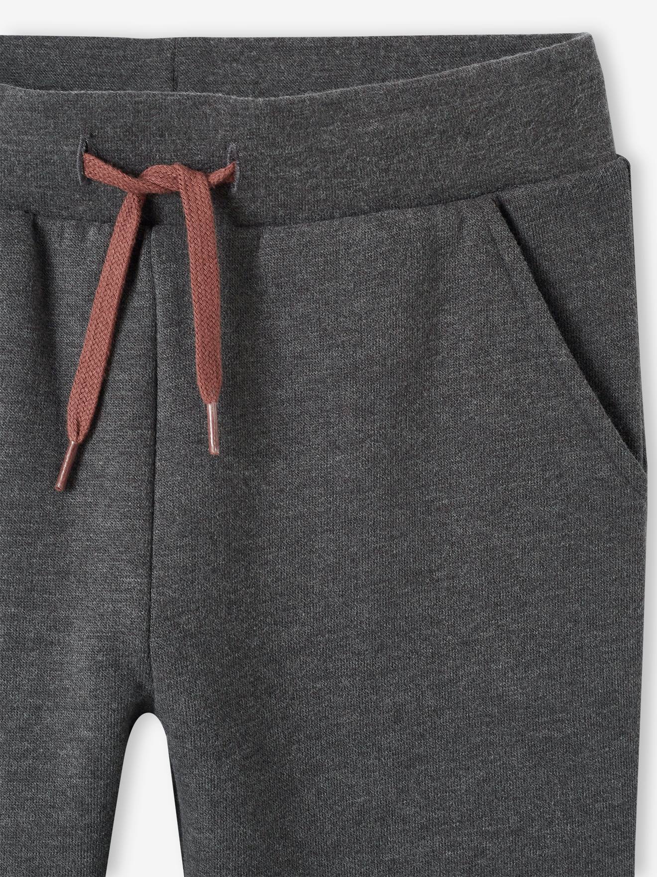 Ensemble sweat à capuche et jogging en molleton fille prune