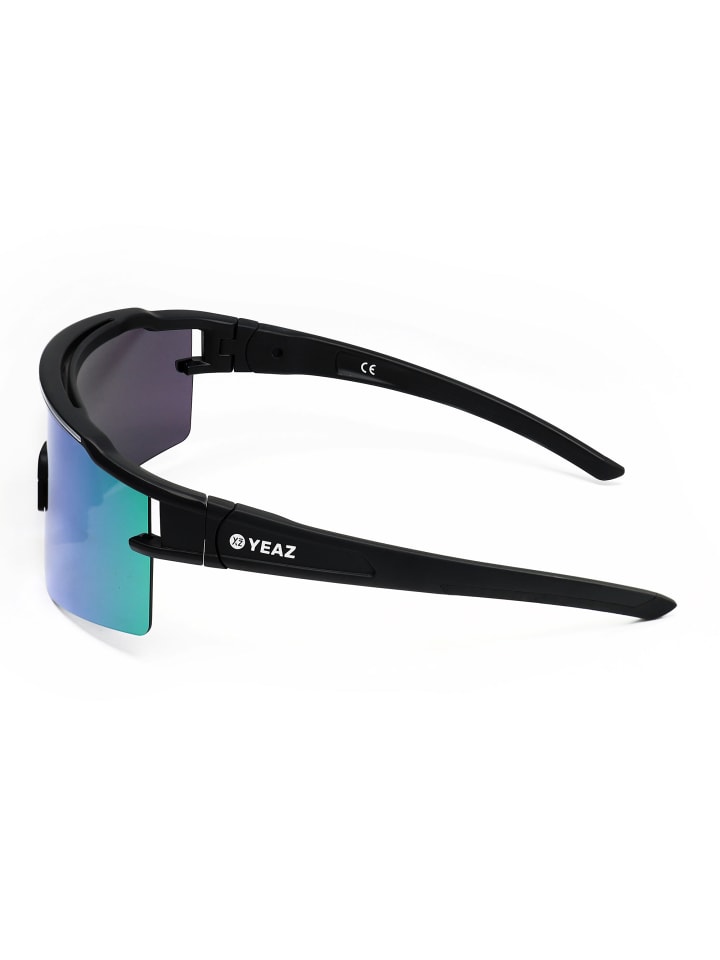 YEAZ SUNTHRILL SET Sport-Sonnenbrille Weiß/Blau in schwarz / grün günstig kaufen onesize