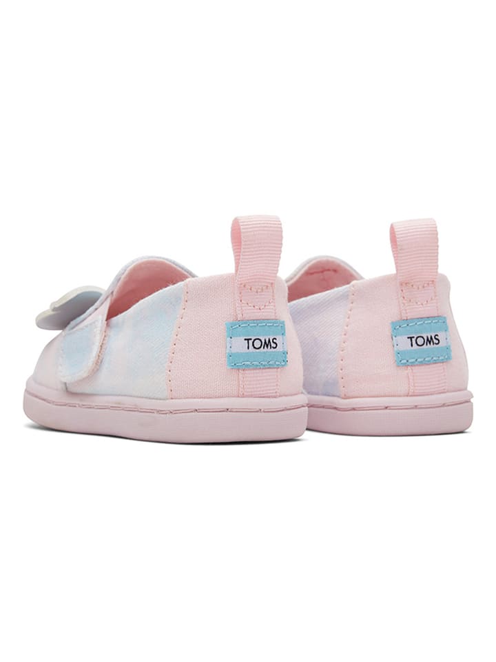 TOMS Slipper in Rosa/ Hellblau günstig kaufen