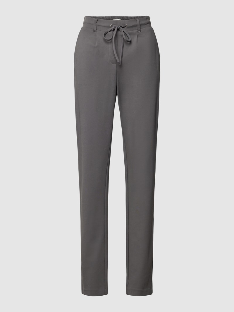 Jogpants mit Bundfalten in anthrazit