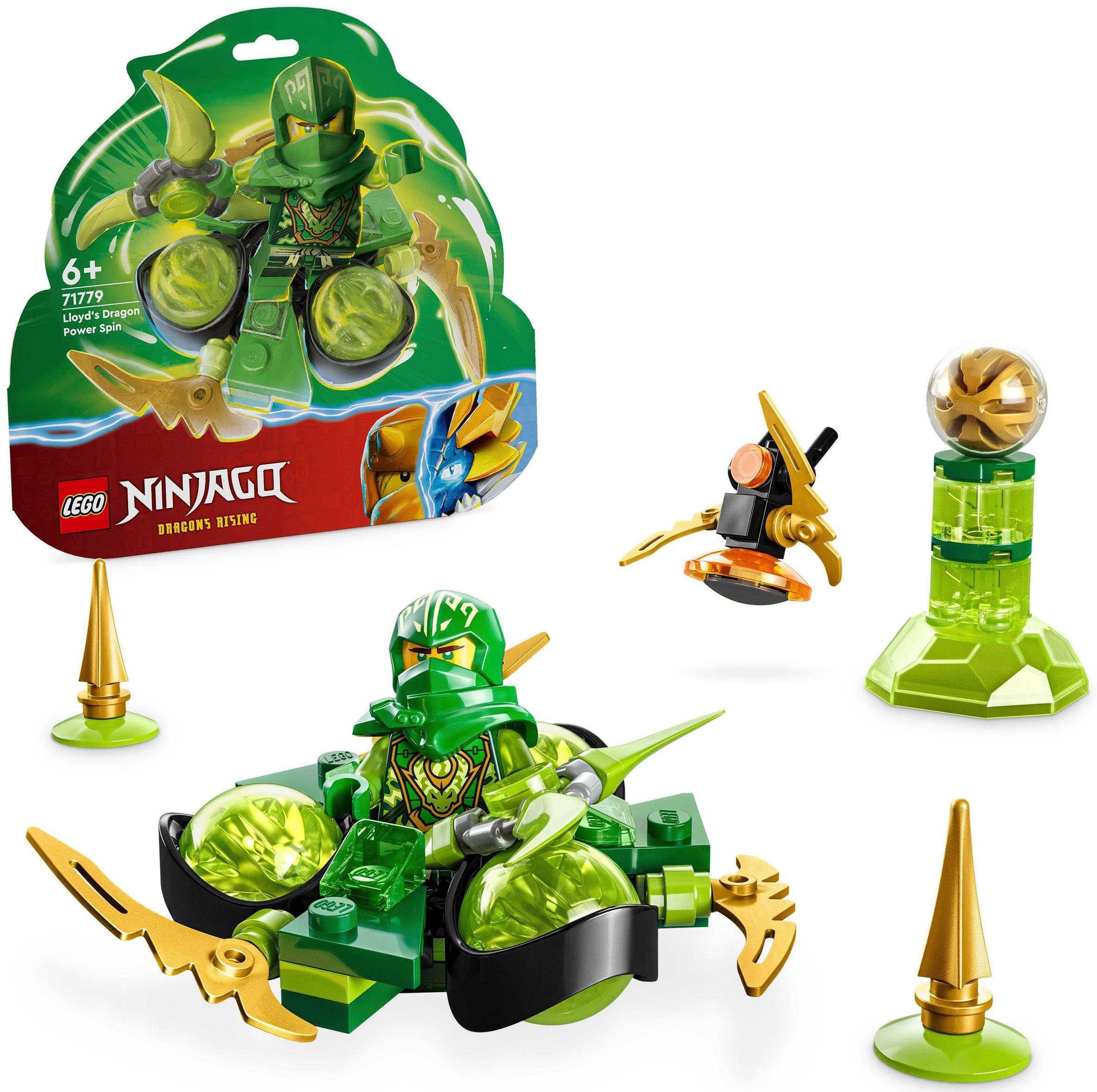 LEGO® Konstruktionsspielsteine Lloyds Drachenpower-Spinjitzu-Spin (71779), LEGO® NINJAGO, (56 St), Made in Europe