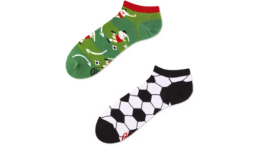MANY MORNINGS Unisex Sneaker Socken Football Fan Football Fan