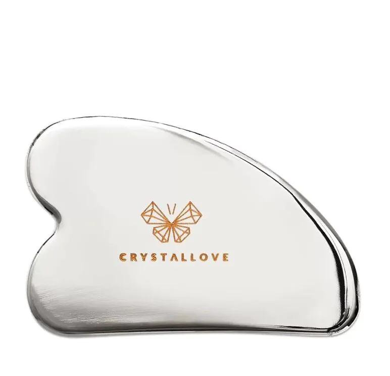 Crystallove Cryo Ice Gua Sha плоча за масажу лица од нерђајућег челика