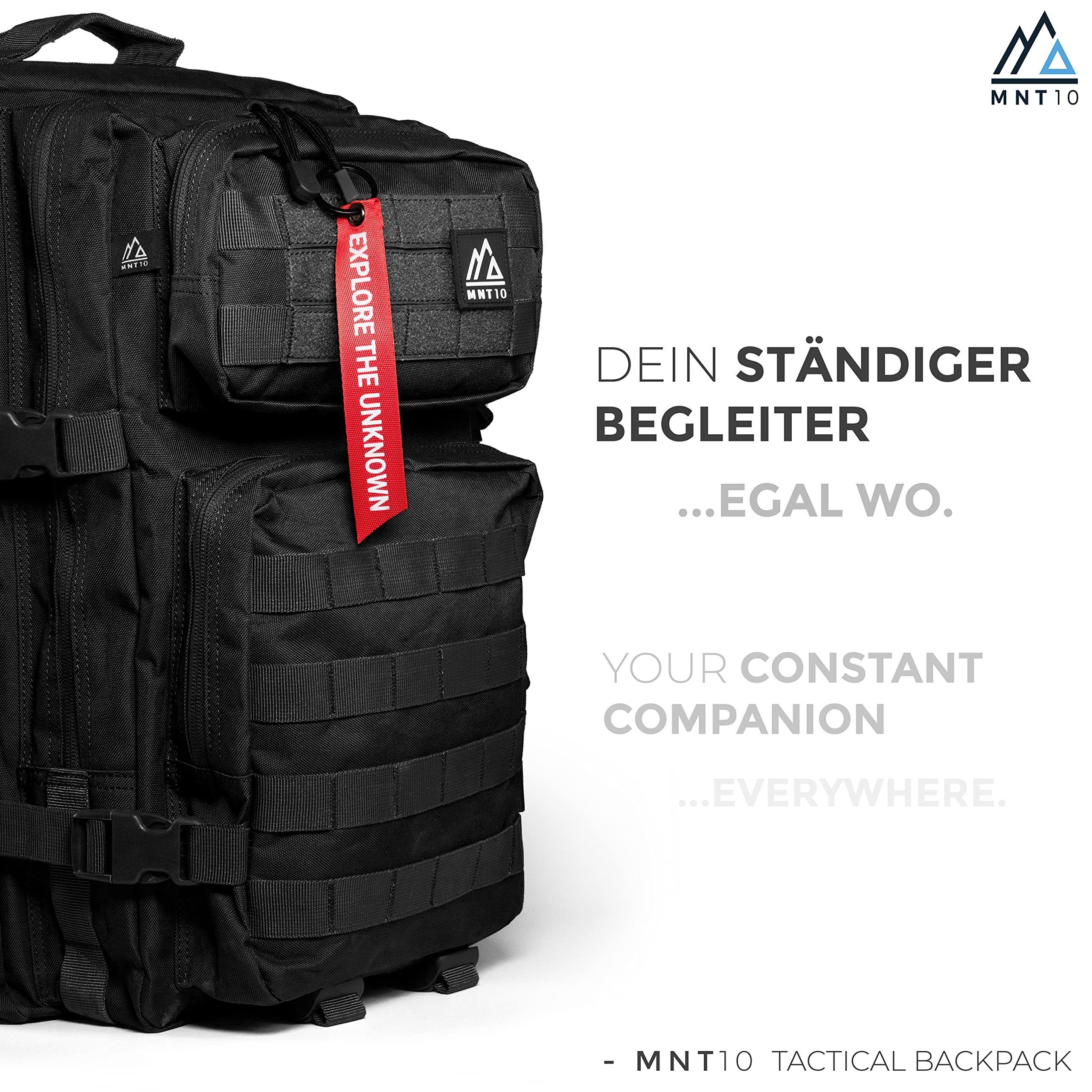 MNT10 Wanderrucksack Taktischer Outdoor Rucksack 28L & 40L I Army Backpack für Reisen, Taktischer Rucksack Herren, Damen I US Cooper Rucksack