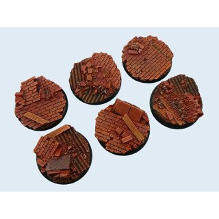 Old Factory Bases, WRound 40mm  2 Stk. (Warmachine Bases)