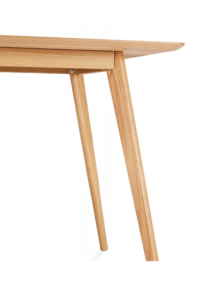KADIMA DESIGN Esstisch BARISTA mit Eichenfurnier | Nordic Stil in Beige günstig kaufen 180 x 90 x 75 cm