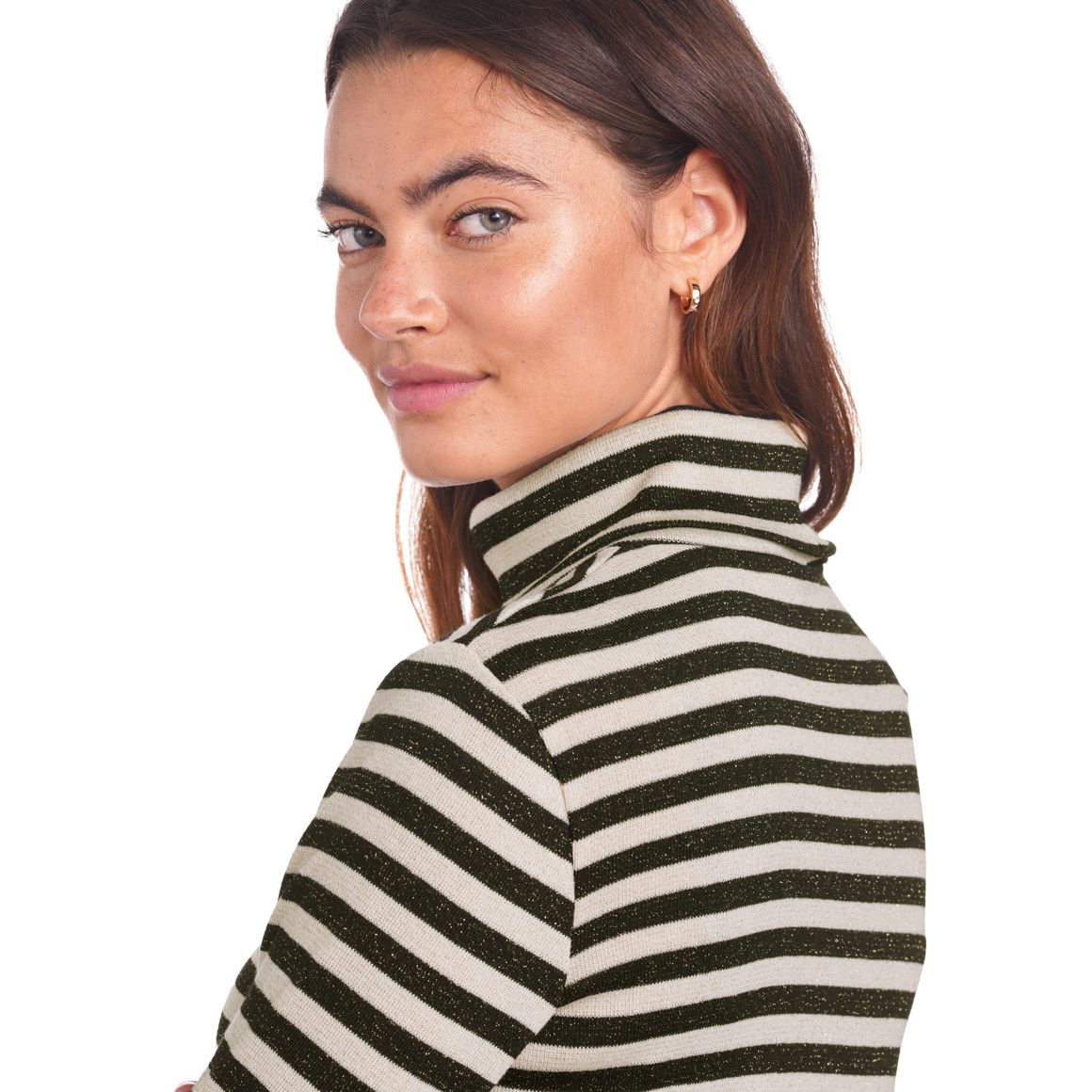 Damen Langarmshirt mit Rollkragen