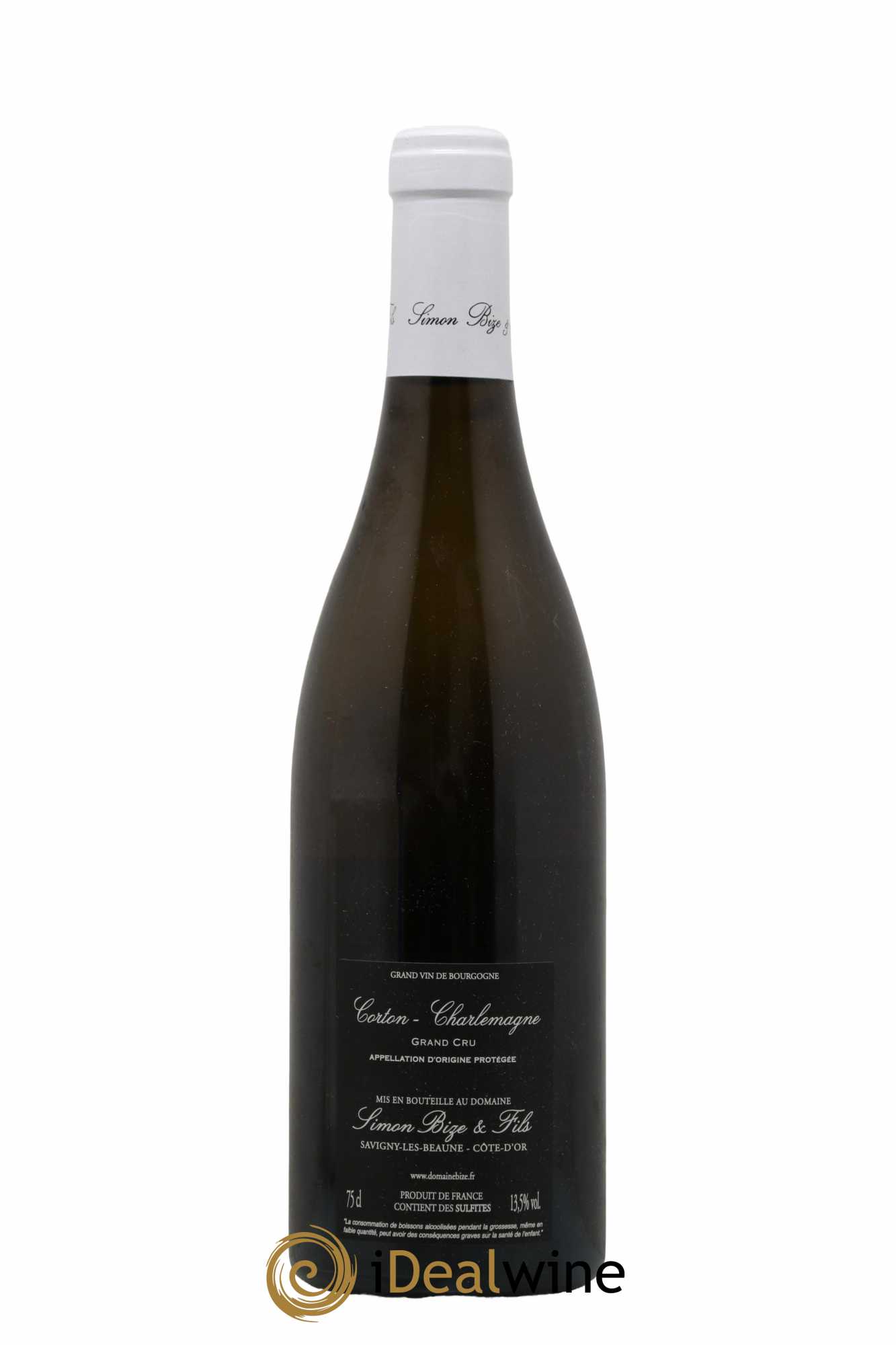 Corton-Charlemagne Grand Cru Simon Bize & Fils  2018 - Lot de 1 Bouteille
