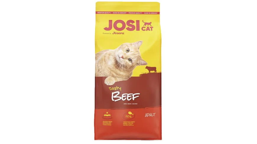 JosiCat Katzentrockenfutter Tasty Beef 650 g